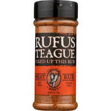 RUFUS TEAGUE: Spicy Meat Rub, 6.5 oz