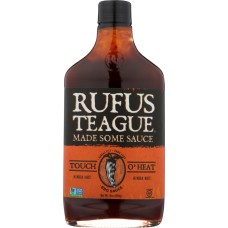 RUFUS TEAGUE: BBQ Sauce Touch O Heat, 16 oz