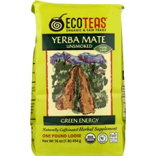 ECO TEA: Organic Yerba Mate Tea Loose, 16 oz