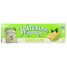 WATERLOO SPARKLING WATER: Lemon Lime Sparkling Water 12Pk, 144 fo