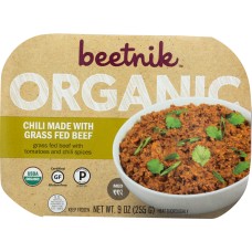 BEETNIK: Chili Made With Organic Grass Fed Beef, 9 oz