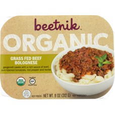 BEETNIK FOODS: Orgnic Grass Fed Beef Bolognese, 11 oz