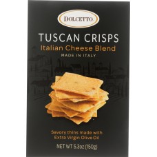 DOLCETTO: Tuscan Crisps Italian Cheese Blend, 5.3 oz