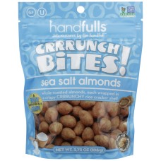 CRRRUNCH BITES: Nut Almond Coated Sea Salt, 3.75 oz