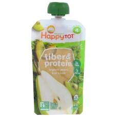 HAPPY BABY: Fiber & Protein Pears, Kiwi & Kale, 4 oz