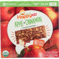HAPPY KID: Bar Oat Apple & Cinnamon, 4.95 oz