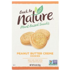 BACK TO NATURE: Cookies Peanut Butter Creme, 9.6 oz