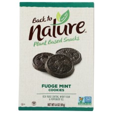 BACK TO NATURE: Cookies Fudge Mint, 6.4 oz