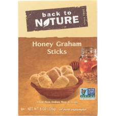 BACK TO NATURE: Honey Graham Sticks, 8 oz