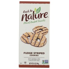 BACK TO NATURE: Fudge Stripe Shortbread Cookie, 8.5 oz