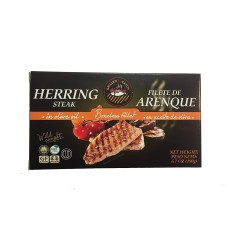 GRILLED CATCH: Herring Steak in Olive Oil, 6.7 oz