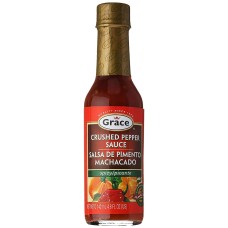 GRACE CARIBBEAN: Crushed Pepper Sauce Spicy, 4.8 oz
