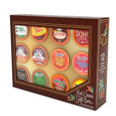 TWO RIVERS COFFEE: Cocoa Holiday Giftbox, 12 pc