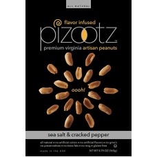 PIZOOTZ FLAVOR INFUSED: Peanut Sea Salt Pepper Infused 5.75 oz
