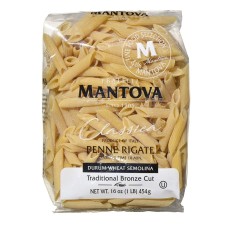 MANTOVA: Pasta Penne Rigate Bronze, 16 oz