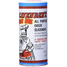 CAVENDERS: Ssnng Greek Salt Free, 7 oz