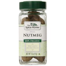 SPICE HUNTER: Nutmeg Whole Organic, 1.8 oz