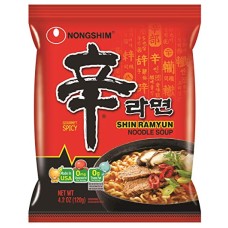 NONG SHIM: Noodle Instant Shin Ramyun, 4.2 oz