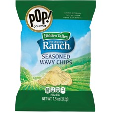 POP GOURMET: Chip Hidden Val Ranch, 7.5 oz
