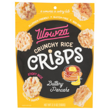 WOWZA: Buttery Pancake Crunchy Rice Crisps, 3.5 oz