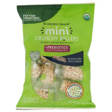 FRIENDLY GRAINS: Mini Crunchy Rollers with Prebiotics Multigrain, 2.75 oz