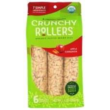 BAMBOO LANE: Organic Crunchy Rice Rollers Apple Cinnamon, 2.6 oz