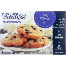 VITALICIOUS: VitaTops Wild Blueberry Muffin Tops, 8 oz