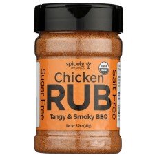 SPICELY ORGANICS: Tangy And Smoky Bbq Chicken Rub, 5.2 oz