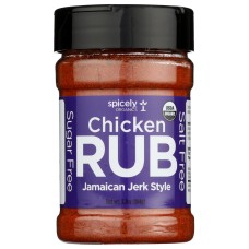 SPICELY ORGANICS: Jamaican Jerk Style Chicken Rub, 3.7 oz