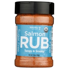 SPICELY ORGANICS: Tangy And Smoky Salmon Rub, 5.6 oz