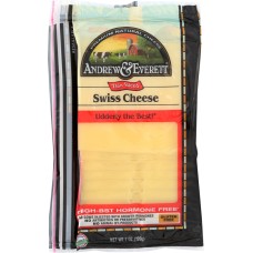 ANDREW & EVERETT: Cheese Swiss Sliced, 7 oz