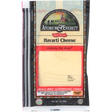 ANDREW & EVERETT: Cheese Havarti Sliced, 7 oz