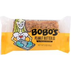 BOBO'S OAT BARS: All Natural Bar Peanut Butter, 3 oz
