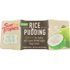 SUN TROPICS: Coconut Rice Pudding, 8.46 oz
