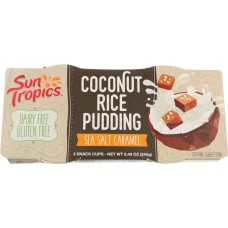 SUN TROPICS: Coconut Rice Pudding Sea Salt Caramel, 8.46 oz