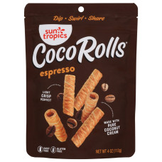 SUN TROPICS: Coco Rolls Espresso, 4 oz