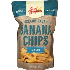 SUN TROPICS: Banana Chip Sea Salt, 6 oz