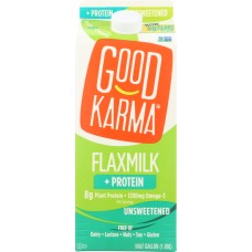 GOOD KARMA: Protein + Flax Milk Unsweetened Original, 64 oz