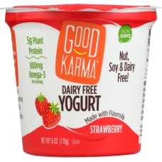 GOOD KARMA: Yogurt Strawberry, 6 oz