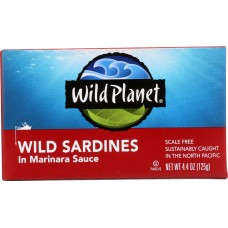 WILD PLANET: Wild Sardines in Marinara Sauce, 4.38 oz