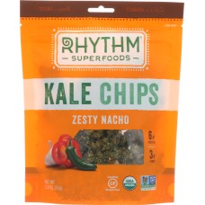 RHYTHM SUPERFOODS: Kale Chips Zesty Nacho, 2 oz