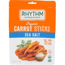RHYTHM SUPERFOODS: Organic Seal Salt Carrot Sticks, 1.4 oz