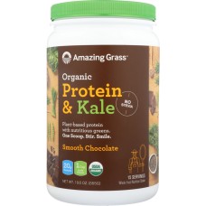 AMAZING GRASS: Organic Protein & Kale Smooth Chocolate, 19.6 oz