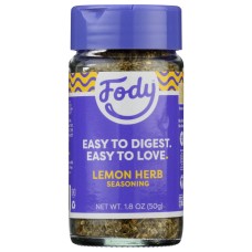 FODY FOOD CO: Seasoning Lemon Herb, 1.8 OZ