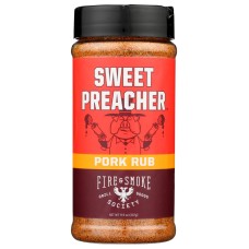 FIRE AND SMOKE: Rub Sweet Southern Pork, 16 OZ