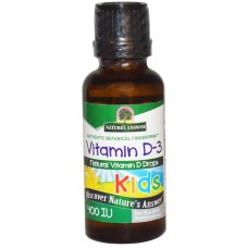 NATURES ANSWER: Kids Vitamin D-3 400 IU, 1 fo
