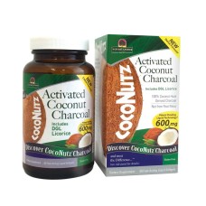 NATURES ANSWER: Activated Coconut Charcoal, 60 sg
