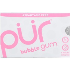 PURE MINTS GUM: Bubblegum Pur Gum, 12.6 gm