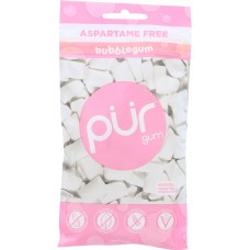 PURE MINTS GUM: Gum Bubblegum Bag, 77 gm