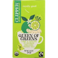 CLIPPER: Organic Queen of Greens Tea, 1.41 oz